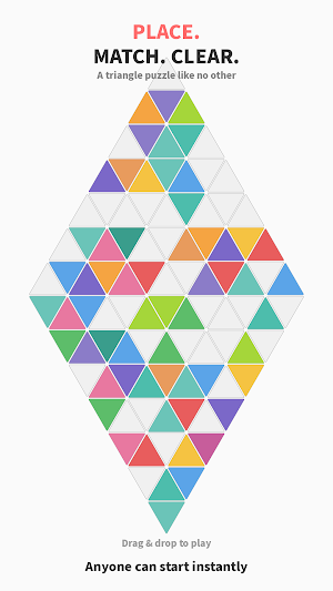 Triamond - Triangle Block Game Screenshot 1