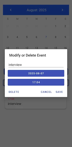 Daily Calendar Screenshot 2