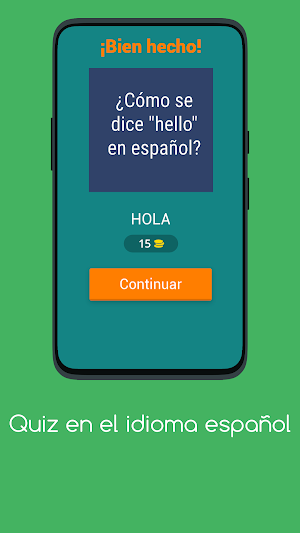 Quiz en el idioma español Screenshot 1