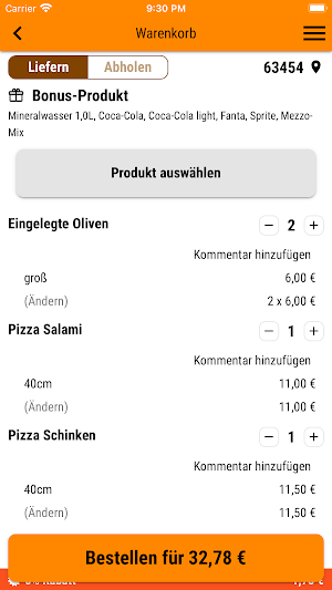 Pizzeria Calimero Maintal Screenshot 1