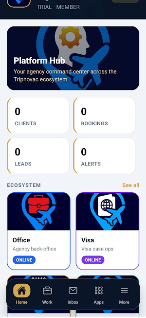 Tripnovac Platform Screenshot 0