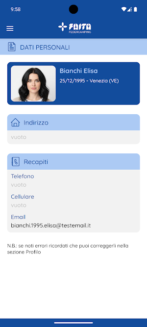 FAITA FederCamping Screenshot 1