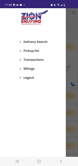 Zion Shipping Driver Screenshot 2