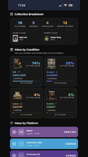 GamerVault: Game Collection Screenshot 1