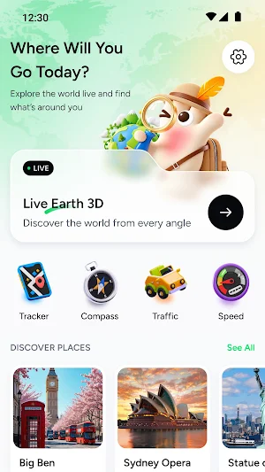 Live World Map & GPS Tracker Screenshot 1