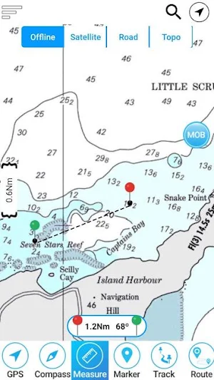 Anguilla Offline GPS Nautical Charts Screenshot 0