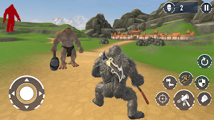 Axe Monster Warrior 3D Screenshot 1