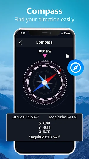 Gps Tools: Altimeter & Compass Screenshot 3