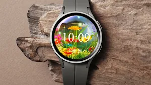 Flower in sphere - Watch Face Screenshot 1