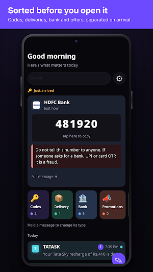 MsgBox — SMS, sorted Screenshot 2