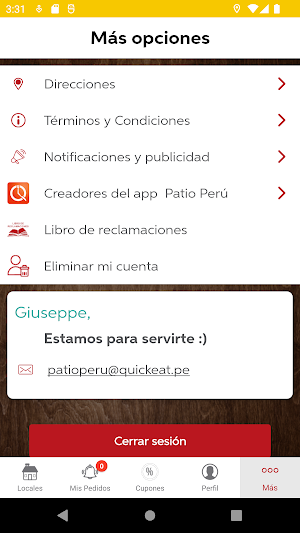 Patio Perú Screenshot 2