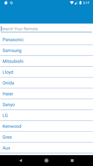 Remote AC Universal Screenshot 1