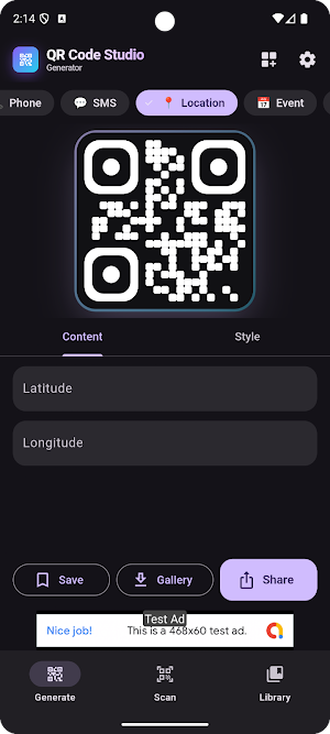 QR Code Studio Screenshot 2