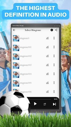 Argentine soccer ringtones Screenshot 2
