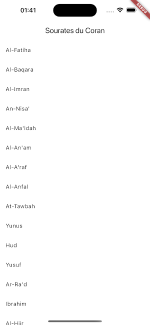 Coran Arabe Francais Screenshot 0