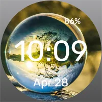 Reflection in ball Watch Face