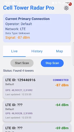 Cell Tower Radar Pro Screenshot 3