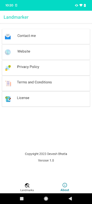 Landmarker Screenshot 1