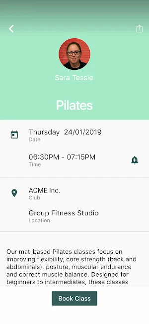 IHF Health Club Screenshot 1