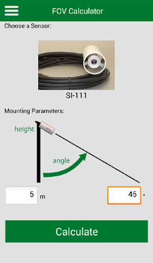 Field of View Calculator Screenshot 0