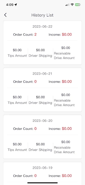 FoodsUp Driver Screenshot 3