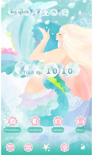 Pastel Mermaid Wallpaper Screenshot 0