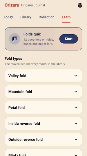 Orizuru: Origami Journal Screenshot 2