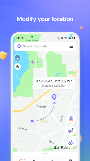 iAnyGo Fake GPS Screenshot 1