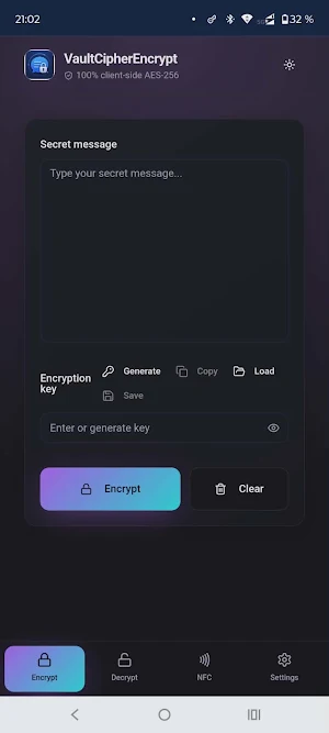 VaultCipherEncrypt - Encryptor Screenshot 2