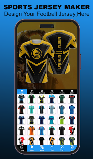 Sports Jersey Maker & Designer Screenshot 1