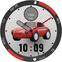 Red Car 3D - Watch Face