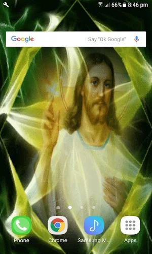 Jesus Flower Live Wallpaper Screenshot 1