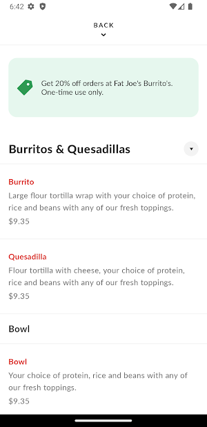 Fat Joe's Burritos Screenshot 2