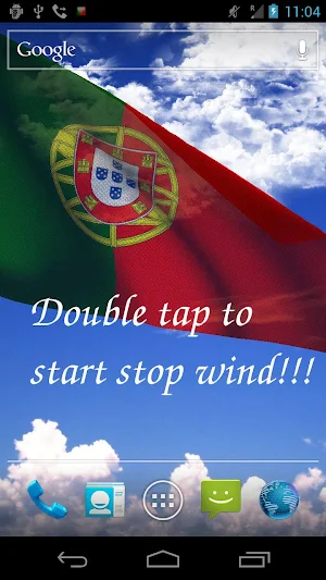 Portugal Flag Live Wallpaper Screenshot 1