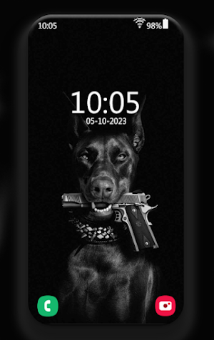 Black Wallpapers Screenshot 1