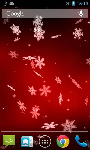 Snowflake 3D Live Wallpaper Screenshot 0