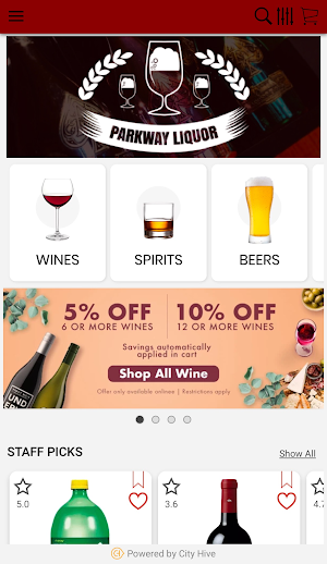 Parkway Liquor Screenshot 2