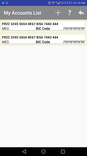 SEPA Transfer File Screenshot 1