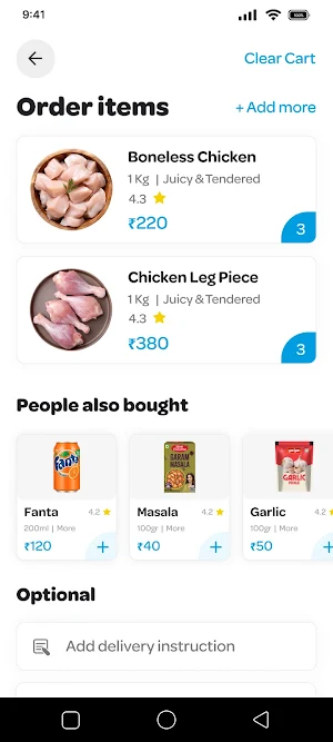 Freshline: Chicken Meat Fish Screenshot 2