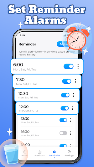 WaTrack: Drink Water Reminder Screenshot 3