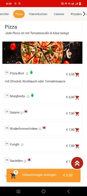 Pizza Prima Dielheim Screenshot 2