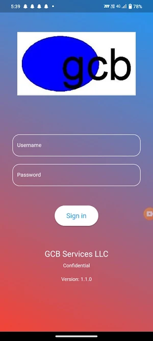 GCB Field Management App (FMA) Screenshot 1