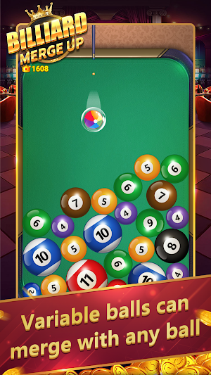 Billiard Merge Up Screenshot 1