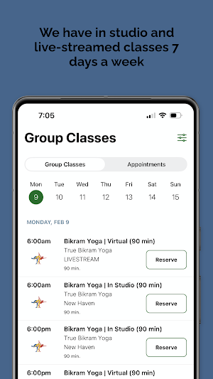 True Bikram Yoga Screenshot 2
