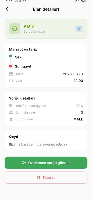 TripGether: Səyahətini Paylaş Screenshot 3