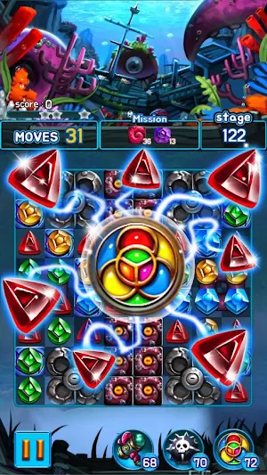 Jewel Kraken: Match 3 Jewel Blast Screenshot 1