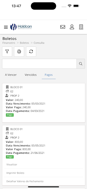 Holdcon Adm Screenshot 3