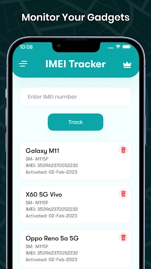 Find My Device - IMEI Tracker Screenshot 1