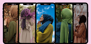 صور وخلفيات بنات محجبة Screenshot 2