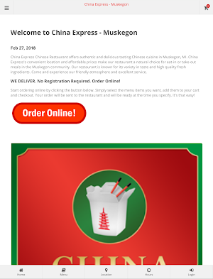 China Express Muskegon Order Screenshot 3